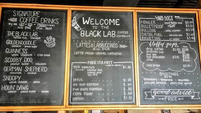 Black Lab Coffee Company Menu image 1